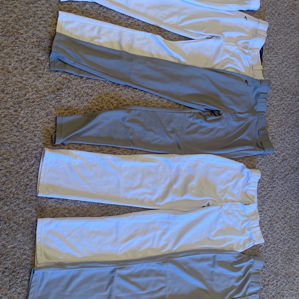 EASTON  Gray and White baseball pants